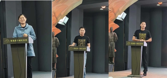 20240711-BB贝博艾弗森官方网站青年教职工赴青海开展实践活动-林萍-郭菲、莫一林、杨听宇(从左到右)作学习分享.jpg